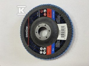 TARCZA LAMELOWA STAL/INOX 125X22 GR.40 (SZT)