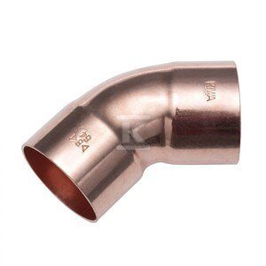KOLANO 45o DWUKIELICHOWE 7/8 ACR (SZT)