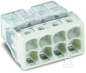 ZŁ.INST.8X2.5MM2 PRZEZR/SZARA OPK=50SZT (SZT)