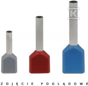 HI 2X0,5/8     (100SZT)KOŃCÓWKA KABLOW (OPK)