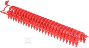 KLIPS 3D NA RURĘ 14-17MM ŁADUNEK CZERW (SZT)