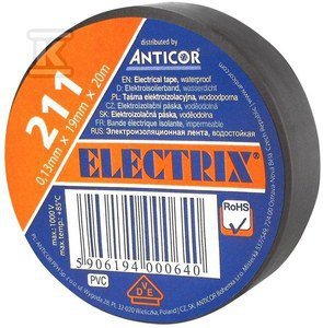 TAŚMA IZOL.19X20 BRĄZOWA ELECTRIC 211P (SZT)