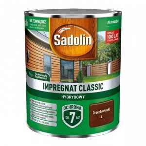 SADOLIN IMPREGNAT CLASSIC HYBRYDOWY 7 LAT ORZECH WŁOSKI 9L (1 SZT)