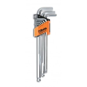 KOMPLET KLUCZY TRZPIENIOWYCH HEX 9 SZTUK 1.5-10MM (1 KPL)