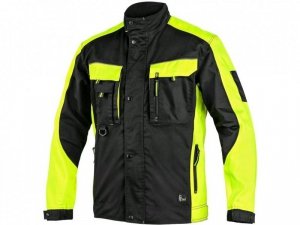 BLUZA/KURTKA CXS SIRIUS BRIGHTON CZARNO-ŻÓŁTA ROZM.48 (1 SZT)