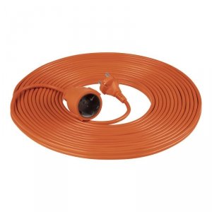 PRZEDŁUŻACZ OGRODOWY 20M OMY 2X1MM2 IP20 POMARAŃCZOWY (1 SZT)