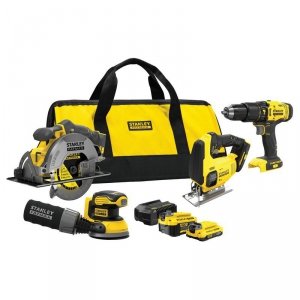 ZESTAW 4 ELEKTORNARZĘDZI 18V V20 1*2.0AH 1*4.0AH (1 SZT)