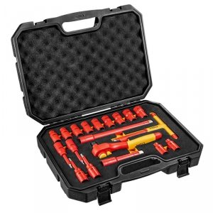 ZESTAW KLUCZY NASADOWYCH 1/2'', 1000V,  19 SZTUK (1 KPL)