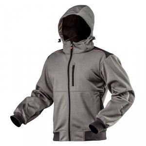 KURTKA SOFTSHELL Z KAPTUREM ODPINANYM, ROZMIAR M (1 SZT)