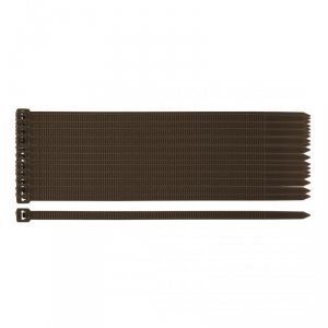 Opaski zaciskowe ogrodowe 4.8 x 160 mm, 50 szt., brązowe (5 szt.)