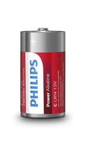 Philips Baterie Power Alkaline C 2szt. blister
