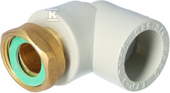KOLANO 90ST Z PÓŁŚRUB. GW 25/3/4&quot; MET (SZT)