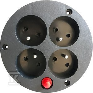 GDPN-GN.PRZEDŁUŻACZA 4X220V+TERMIK NOW (SZT)