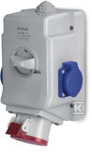GN.Z WYŁ.0-1 32A/5P/230V IP44 OPTIMA-C. (SZT)