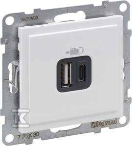 GN.USB A+C BIAŁY SUNO (SZT)