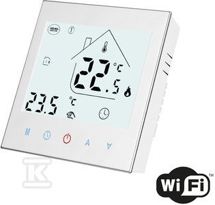 TERMOSTAT PROGR.HD-T1000.W Z/WI-FI-BIAŁ (SZT)