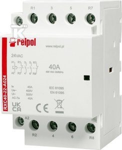 STYCZ.INST.2NO+2NC,40A,AC RXC40-22-A024 (SZT)