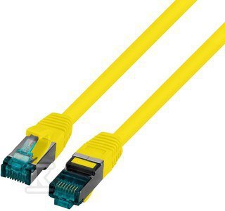 PATCHCORD RJ45 S/FTP 6A LSZH ŻÓŁ 1,5 (SZT)