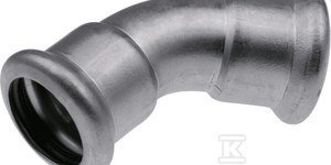 KOLANO 108X108 45ST.INOX PRESS (SZT)