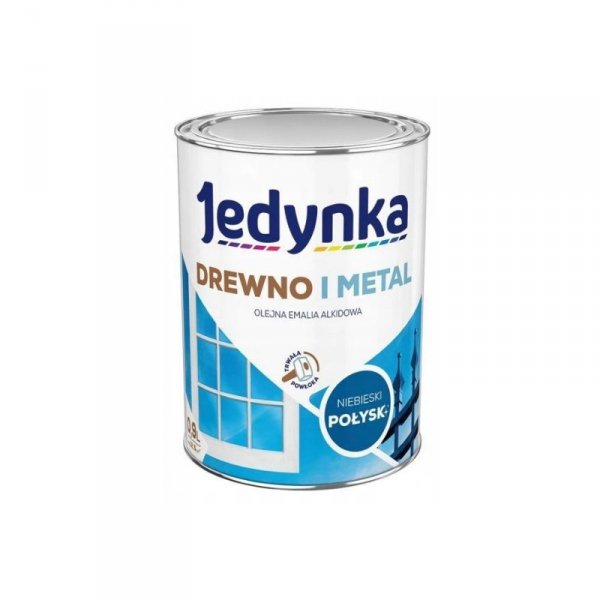 EMALIA ALKIDOWA DO DREWNA I METALU NIEBIESKA 0,9L (1 SZT)