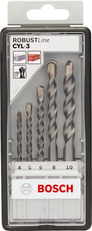 ZESTAW WIERTEŁ CYL-3 FI 4,5,6,6,8,10,12 7SZT. (1 OP)