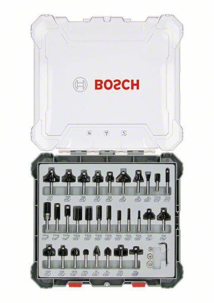 ZESTAW FREZÓW 30 SZT. UCHWYT 8MM (1 KPL)
