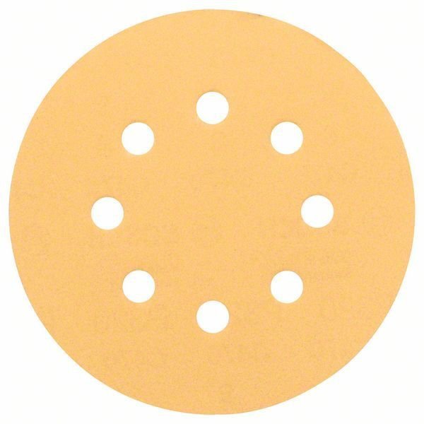 KRĄŻEK ŚCIERNY BEST F/WOOD 125MM P80 8OTW. (50 SZT)
