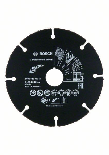 TARCZA UNIWERSALNA Z WĘGLIKÓW SPIEKANYCH MULTI WHEEL 125MM (1 SZT)