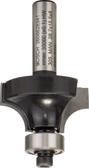 FREZ DO ZAOKRĄGLEŃ Z ŁOŻYSKIEM 8*28.7*53MM (1 SZT)