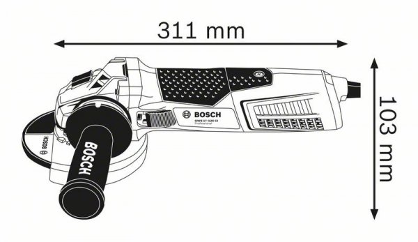 SZLIFIERKA KĄTOWA 125MM GWS 19-125 CIE 1900W (1 SZT)
