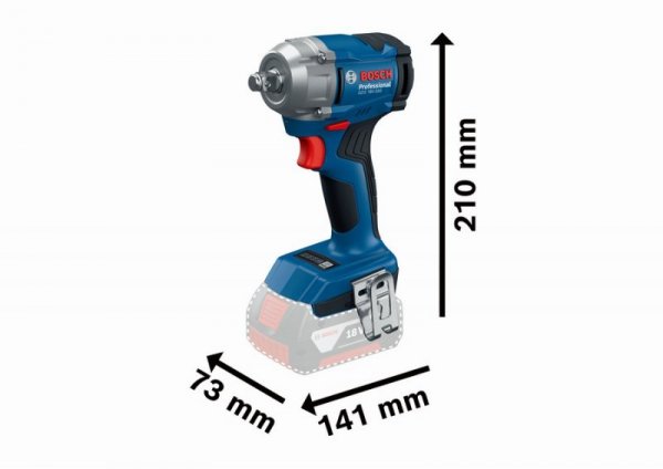 KLUCZ UDAROWY AKUMULATOROWY 1/2&#039;&#039; GDS 18V-350 0*AH (1 SZT)