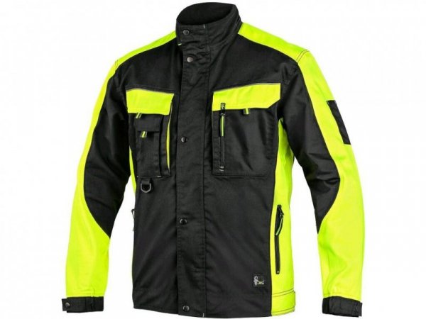 BLUZA/KURTKA CXS SIRIUS BRIGHTON CZARNO-ŻÓŁTA ROZM.48 (1 SZT)