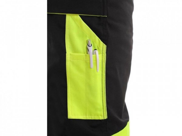 SPODNIE CXS DO PASA SIRIUS BRIGHTON CZARNO-ŻÓŁTE ROZM.54 (1 SZT)