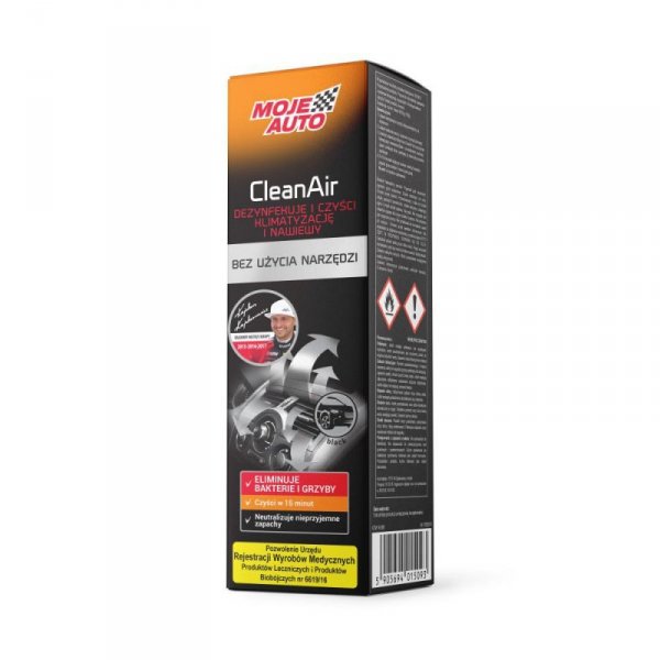 ODŚWIEŻACZ KLIMATYZACJI I NAWIEWÓW BLACK-150 ML (1 SZT)