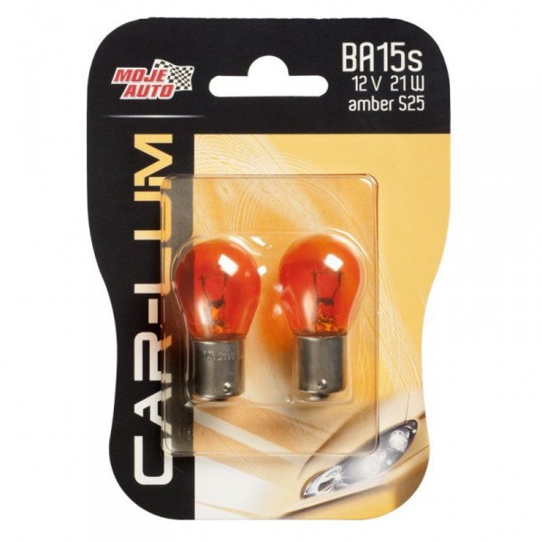 ŻARÓWKA  BAUI5S 21W 12V AMBER (1 OP)