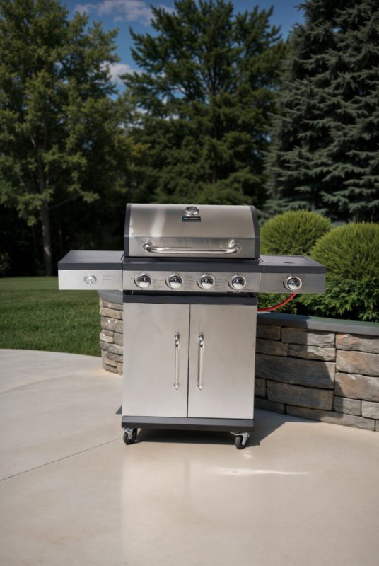 GRILL GAZOWY 4+1 STAL NIERDZEWNA 11,7KW (1 SZT)