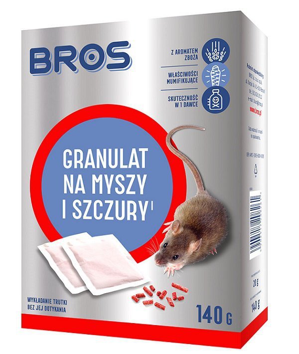 GRANULAT NA MYSZY I SZCZURY 140G (1 SZT)