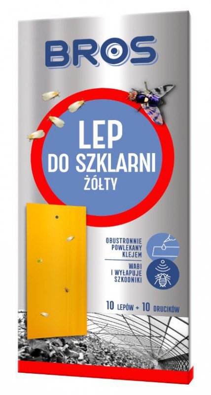 LEP DO SZKLARNI ŻÓŁTY 10 SZT (1 OP)