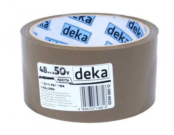 TAŚMA PAKOWA PAKITA BRĄZOWA 48MM*50Y (1 SZT)