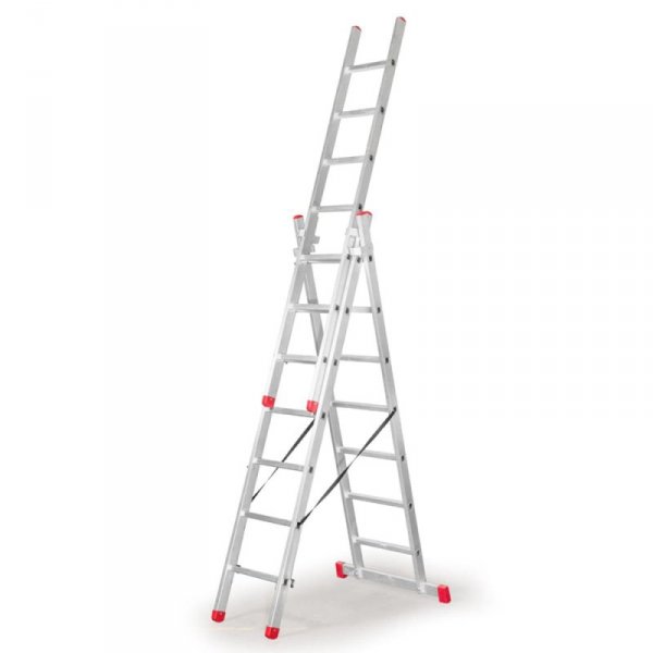 DRABINA TRZYELEMENTOWA 3X9 SZCZEBLI AK280.3 (1 SZT)