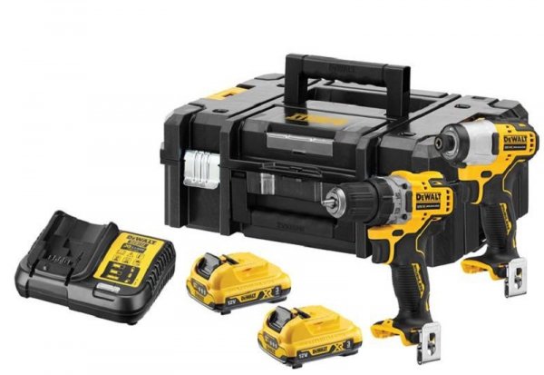 ZESTAW XR 12V DCD701 + DCF801 2*3.0 AH (1 SZT)