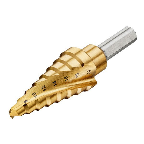 WIERTŁO WIELOSTOPNIOWE 6-20MM (1 SZT)