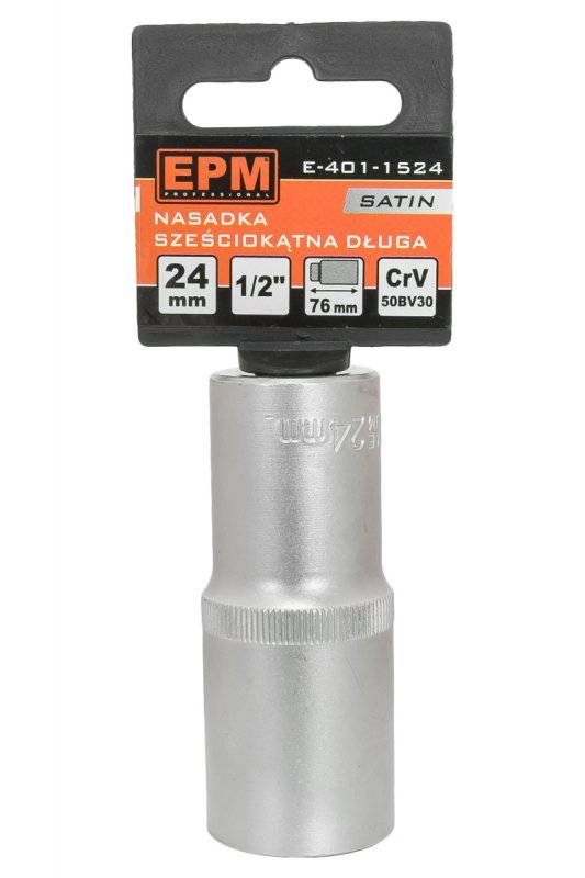 NASADKA DŁUGA 1/2&#039;&#039; 6-KĄTNA SATIN 13MM (1 SZT)