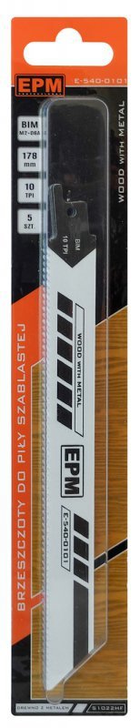 BRZESZCZOT DO PIŁY SZABLASTEJ 200MM 10TPI DREWNO S1022 5 SZT (1 KPL)