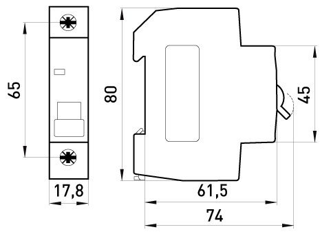 WYŁĄCZNIK NADPRĄDOWY MCB.PRO60 3P C20A 6KA (1 SZT)