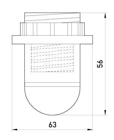 OPRAWKA PLASTIKOWA Z PIERŚCIENIEM E14 BIAŁA (1 SZT)