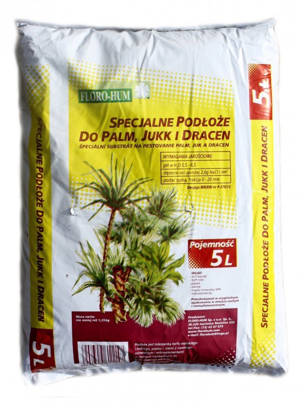 ZIEMIA - DO PALM, JUK I DRACEN - 5 L. (1 SZT)