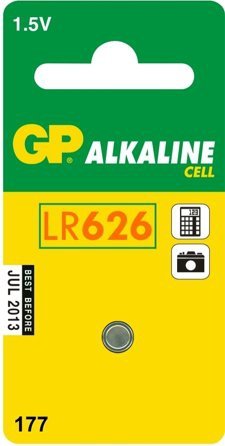 BATERIA ALKALICZNA ZEGARKOWA 1.5V G4A, LR626, LR66, 177, 377 (5 SZT)