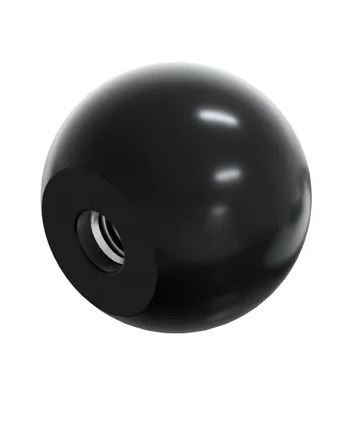 UCHWYT BAKELITOWY &#039;KULA&#039; CZARNY M6*32MM DIN319C (1 SZT)