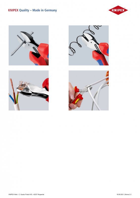 SZCZYPCE TNĄCE BOCZNE X-CUT 160MM,WYSOKIE PRZEŁOŻENIE DŹWIGN (1 SZT)